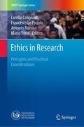 Congiunti / Serio / Lo Piccolo |  Ethics in Research | Buch |  Sack Fachmedien