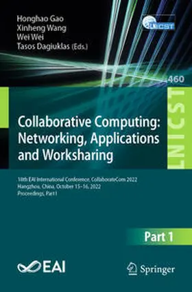 Gao / Wang / Wei | Collaborative Computing: Networking, Applications and Worksharing | E-Book | sack.de