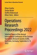 Grothe / Stein / Nickel |  Operations Research Proceedings 2022 | Buch |  Sack Fachmedien