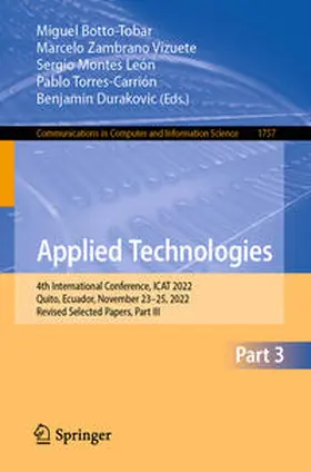 Botto-Tobar / Zambrano Vizuete / Montes León | Applied Technologies | E-Book | sack.de