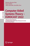 Moreno-Díaz / Quesada-Arencibia / Pichler |  Computer Aided Systems Theory ¿ EUROCAST 2022 | Buch |  Sack Fachmedien