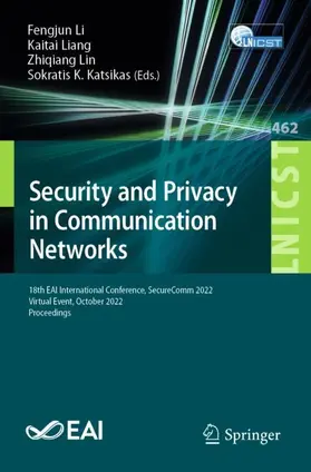 Li / Katsikas / Liang |  Security and Privacy in Communication Networks | Buch |  Sack Fachmedien