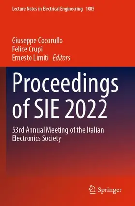Cocorullo / Limiti / Crupi |  Proceedings of SIE 2022 | Buch |  Sack Fachmedien
