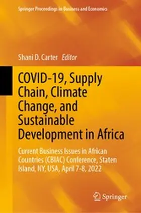 Carter |  COVID-19, Supply Chain, Climate Change, and Sustainable Development in Africa | eBook | Sack Fachmedien