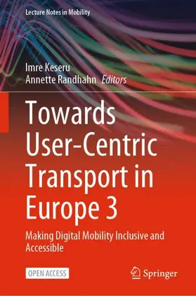 Randhahn / Keseru | Towards User-Centric Transport in Europe 3 | Buch | 978-3-031-26154-1 | sack.de