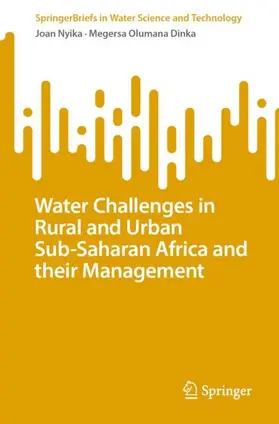 Dinka / Nyika |  Water Challenges in Rural and Urban Sub-Saharan Africa and their Management | Buch |  Sack Fachmedien