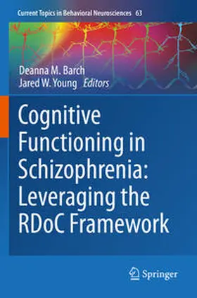 Young / Barch |  Cognitive Functioning in Schizophrenia:  Leveraging the RDoC Framework | Buch |  Sack Fachmedien