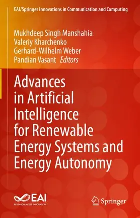 Manshahia / Vasant / Kharchenko |  Advances in Artificial Intelligence for Renewable Energy Systems and Energy Autonomy | Buch |  Sack Fachmedien