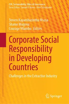 Msosa / Mlambo / Mugova |  Corporate Social Responsibility in Developing Countries | Buch |  Sack Fachmedien