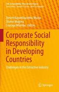 Msosa / Mlambo / Mugova |  Corporate Social Responsibility in Developing Countries | Buch |  Sack Fachmedien