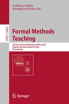 Dubois / San Pietro | Formal Methods Teaching | E-Book | www.sack.de