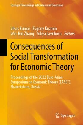 Kumar / Lavrikova / Kuzmin |  Consequences of Social Transformation for Economic Theory | Buch |  Sack Fachmedien