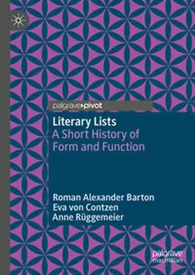 Barton / Rüggemeier / von Contzen |  Literary Lists | Buch |  Sack Fachmedien