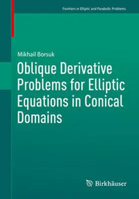 Borsuk |  Oblique Derivative Problems for Elliptic Equations in Conical Domains | eBook | Sack Fachmedien