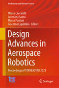 Ceccarelli / Santo / Paoloni |  Design Advances in Aerospace Robotics | eBook | Sack Fachmedien