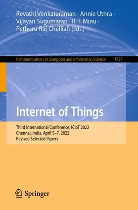 Venkataraman / Uthra / Chelliah | Internet of Things | Buch | 978-3-031-28474-8 | sack.de