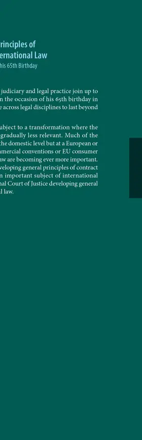 Heidemann |  The Transformation of Private Law – Principles of Contract and Tort as European and International Law | Buch |  Sack Fachmedien