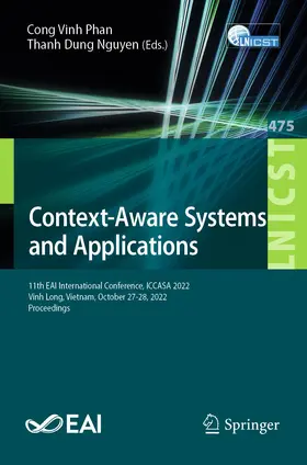 Phan / Nguyen | Context-Aware Systems and Applications | Buch | 978-3-031-28815-9 | www.sack.de
