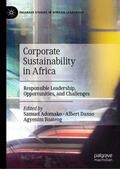 Adomako / Boateng / Danso |  Corporate Sustainability in Africa | Buch |  Sack Fachmedien