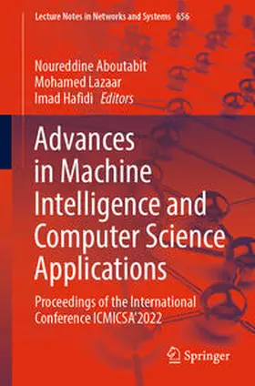 Aboutabit / Lazaar / Hafidi | Advances in Machine Intelligence and Computer Science Applications | E-Book | sack.de