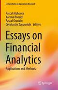 Alphonse / Zopounidis / Bouaiss |  Essays on Financial Analytics | Buch |  Sack Fachmedien