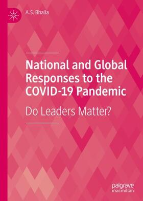 Bhalla | National and Global Responses to the COVID-19 Pandemic | Buch | 978-3-031-29520-1 | sack.de