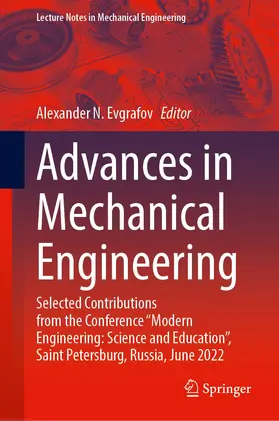 Evgrafov |  Advances in Mechanical Engineering | Buch |  Sack Fachmedien