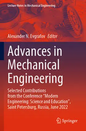 Evgrafov |  Advances in Mechanical Engineering | Buch |  Sack Fachmedien