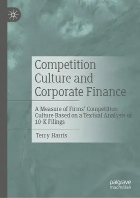 Harris |  Competition Culture and Corporate Finance | Buch |  Sack Fachmedien