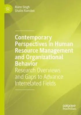 Singh / Ramdeo | Contemporary Perspectives in Human Resource Management and Organizational Behavior | Buch | 978-3-031-30227-5 | www.sack.de