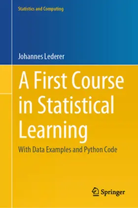 Lederer |  A First Course in Statistical Learning | Buch |  Sack Fachmedien