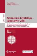 Stam / Hazay |  Advances in Cryptology ¿ EUROCRYPT 2023 | Buch |  Sack Fachmedien