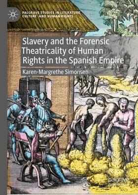 Simonsen | Slavery and the Forensic Theatricality of Human Rights in the Spanish Empire | Buch | 978-3-031-31530-5 | sack.de