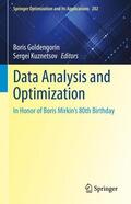 Kuznetsov / Goldengorin |  Data Analysis and Optimization | Buch |  Sack Fachmedien