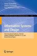 Taratukhin / Kupriyanov / Levchenko |  Information Systems and Design | Buch |  Sack Fachmedien