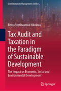 Svetlozarova Nikolova |  Tax Audit and Taxation in the Paradigm of Sustainable Development | eBook | Sack Fachmedien
