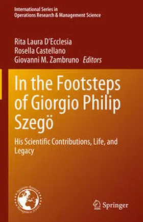 D'Ecclesia / Castellano / Zambruno | In the Footsteps of Giorgio Philip Szegö | E-Book | sack.de