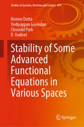 Dutta / Govindan / Park | Stability of Some Advanced Functional Equations in Various Spaces | E-Book | sack.de