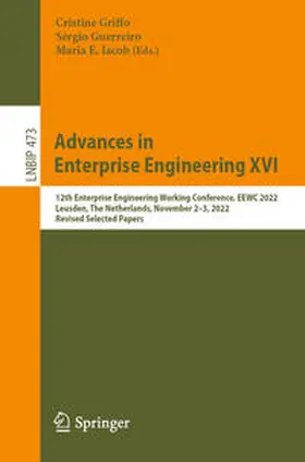 Griffo / Guerreiro / Iacob | Advances in Enterprise Engineering XVI | E-Book | www.sack.de