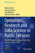 Cosmi / Peirano / Raffaele |  Operations Research and Data Science in Public Services | eBook | Sack Fachmedien