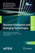 Satu / Arefin / Moni |  Machine Intelligence and Emerging Technologies | Buch |  Sack Fachmedien