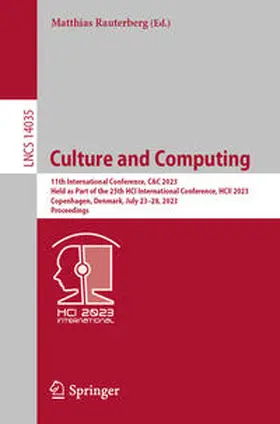 Rauterberg | Culture and Computing | E-Book | sack.de