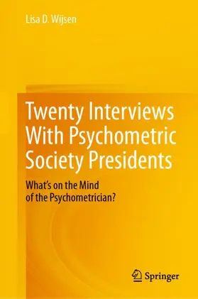 Wijsen |  Twenty Interviews With Psychometric Society Presidents | Buch |  Sack Fachmedien