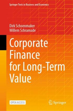 Schramade / Schoenmaker |  Corporate Finance for Long-Term Value | Buch |  Sack Fachmedien