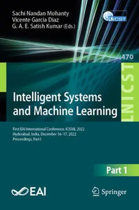 Nandan Mohanty / Garcia Diaz / Satish Kumar |  Intelligent Systems and Machine Learning | eBook | Sack Fachmedien