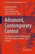 Pawelczyk / Kacprzyk / Bismor |  Advanced, Contemporary Control | Buch |  Sack Fachmedien