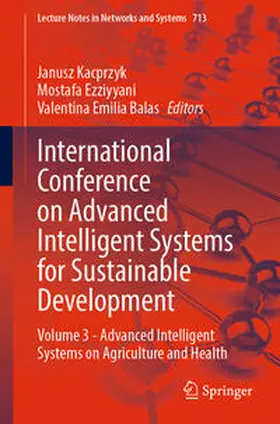 Kacprzyk / Ezziyyani / Balas | International Conference on Advanced Intelligent Systems for Sustainable Development | E-Book | www.sack.de