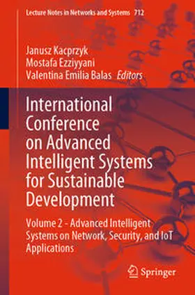 Kacprzyk / Ezziyyani / Balas | International Conference on Advanced Intelligent Systems for Sustainable Development | E-Book | sack.de