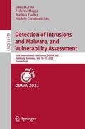 Gruss / Carminati / Maggi |  Detection of Intrusions and Malware, and Vulnerability Assessment | Buch |  Sack Fachmedien