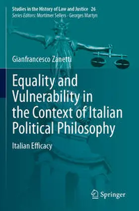 Zanetti |  Equality and Vulnerability in the Context of Italian Political Philosophy | Buch |  Sack Fachmedien